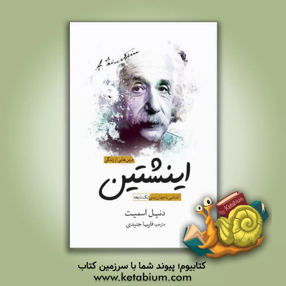 کتاب درس‌هایی از زندگی اینشتین: آشنایی با جهان‌بینی یک نابغه اثر دانیل اسمیت