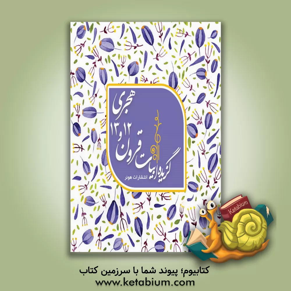 کتاب گزیده ابیات شاعران قرون 12 و 13 اثر میلاد خرد