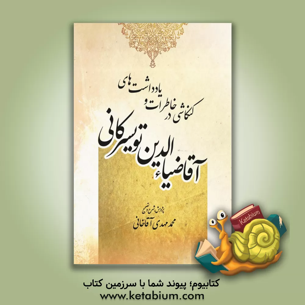 کتاب کنکاشی در خاطرات و یادداشت‌های آقا ضیاءالدین تویسرکانی اثر محمدمهدی آقاخانی