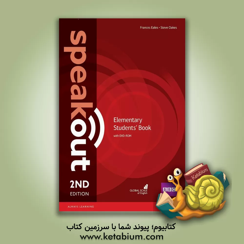 with　DVD-ROM　elementary　کتابیوم　چاپ　students'　کتاب　Speakout:　book