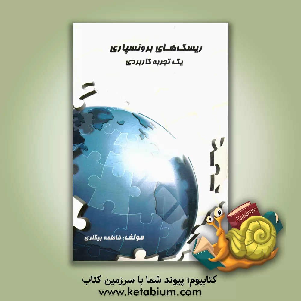 کتاب ریسک های برونسپاری یک تجربه کاربردی اثر فاطمه بیگلری