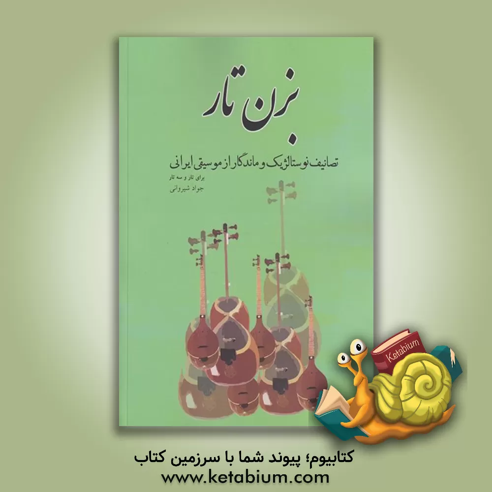 کتاب بزن تار: تصانیف نوستالژیک و ماندگار از موسیقی ایرانی برای تار و سه تار |اثر جواد شیروانی