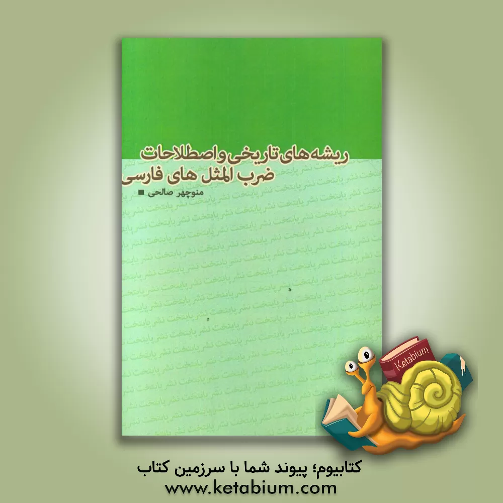 کتاب ریشه های تاریخی اصطلاحات و ضرب المثل های فارسی اثر منوچهر صالحی