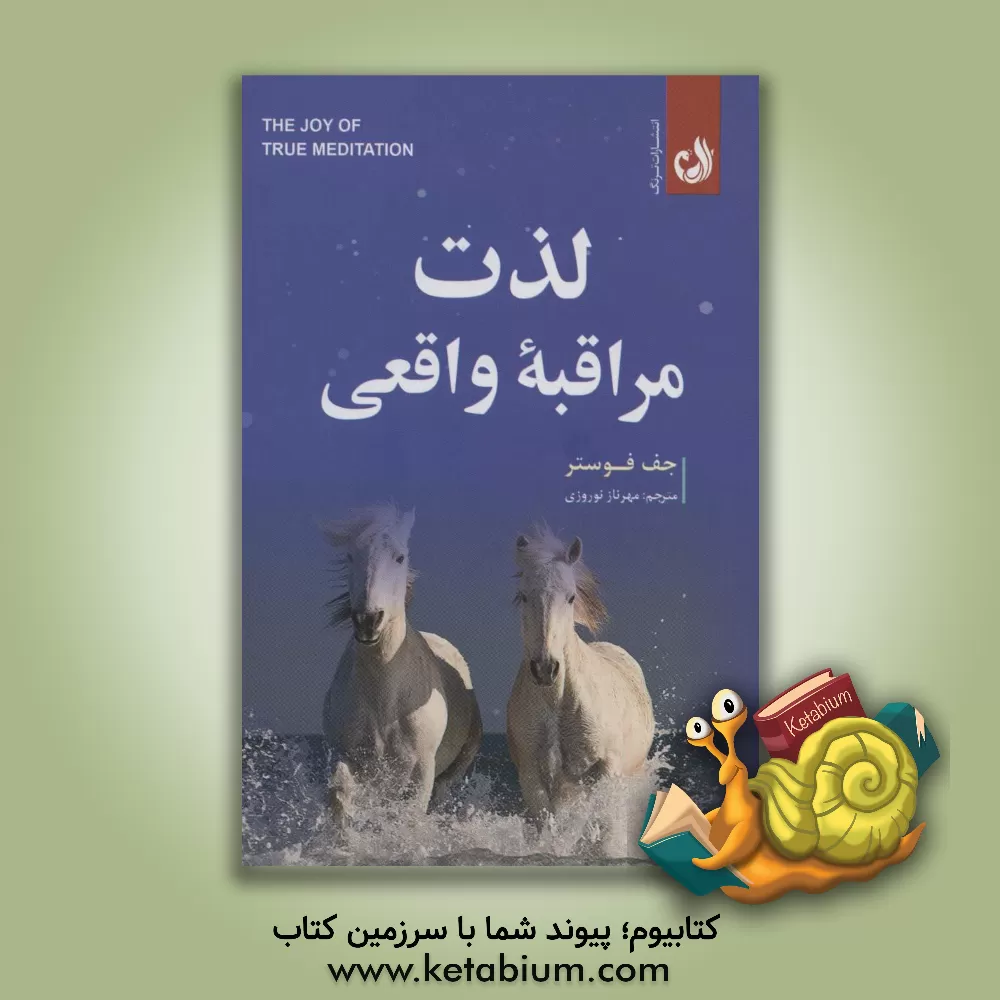 کتاب لذت مراقبه واقعی: کلمات دلگرم کننده برای ذهن های خسته و قلب های آزاد |اثر جف فاستر