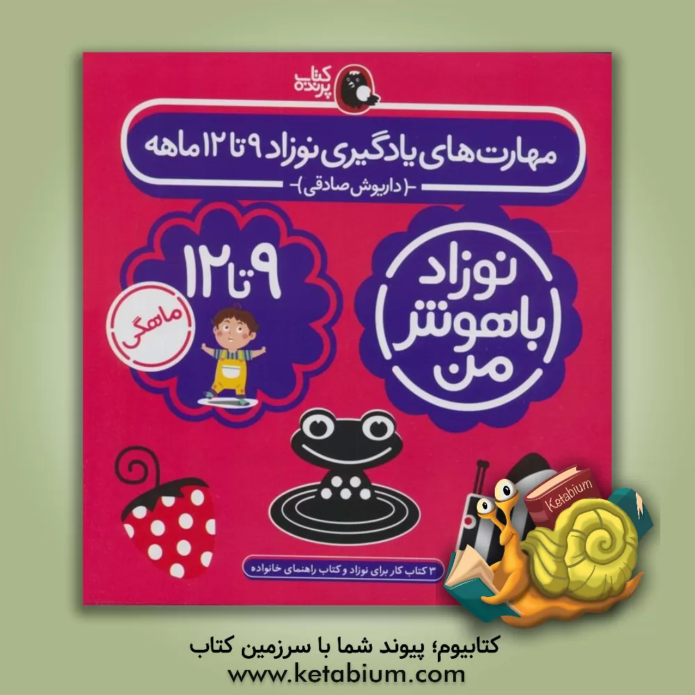 کتاب مهارت‌های یادگیری نوزاد 9 تا 12 ماهه اثر داریوش صادقی
