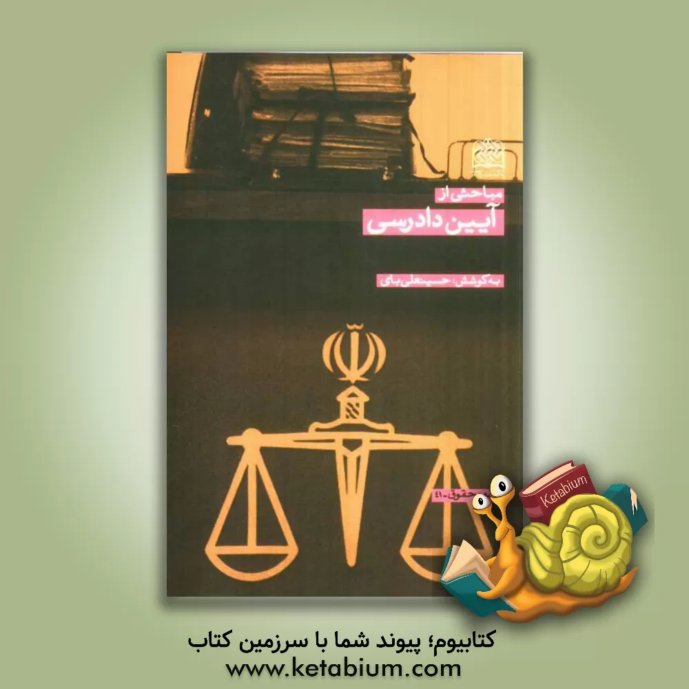 کتاب مباحث در آیین دادرسی اثر حسینعلی بای