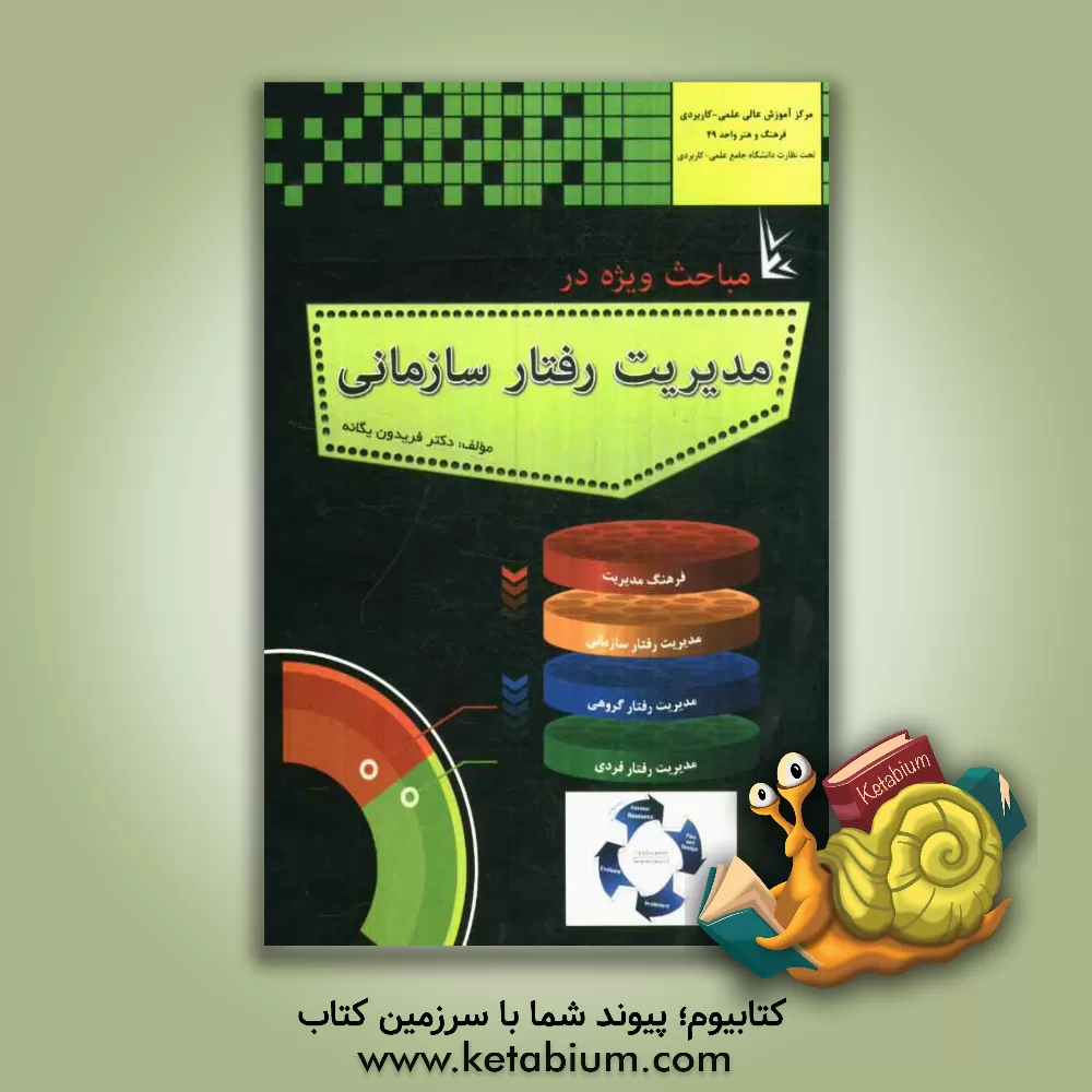 کتاب مباحث ویژه در مدیریت رفتار سازمانی اثر فریدون یگانه