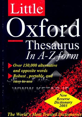 کتاب The little oxford thesaurus اثر Alan Spooner
