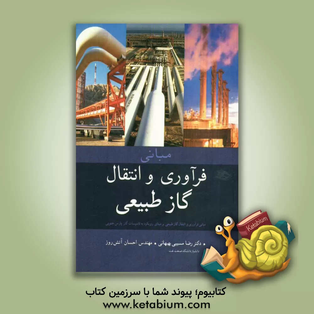 کتاب مبانی فرآوری و انتقال گاز طبیعی: برمبنای رویکرد به تاسیسات گازی پارس جنوبی اثر رضا مسیبی‌بهبهانی