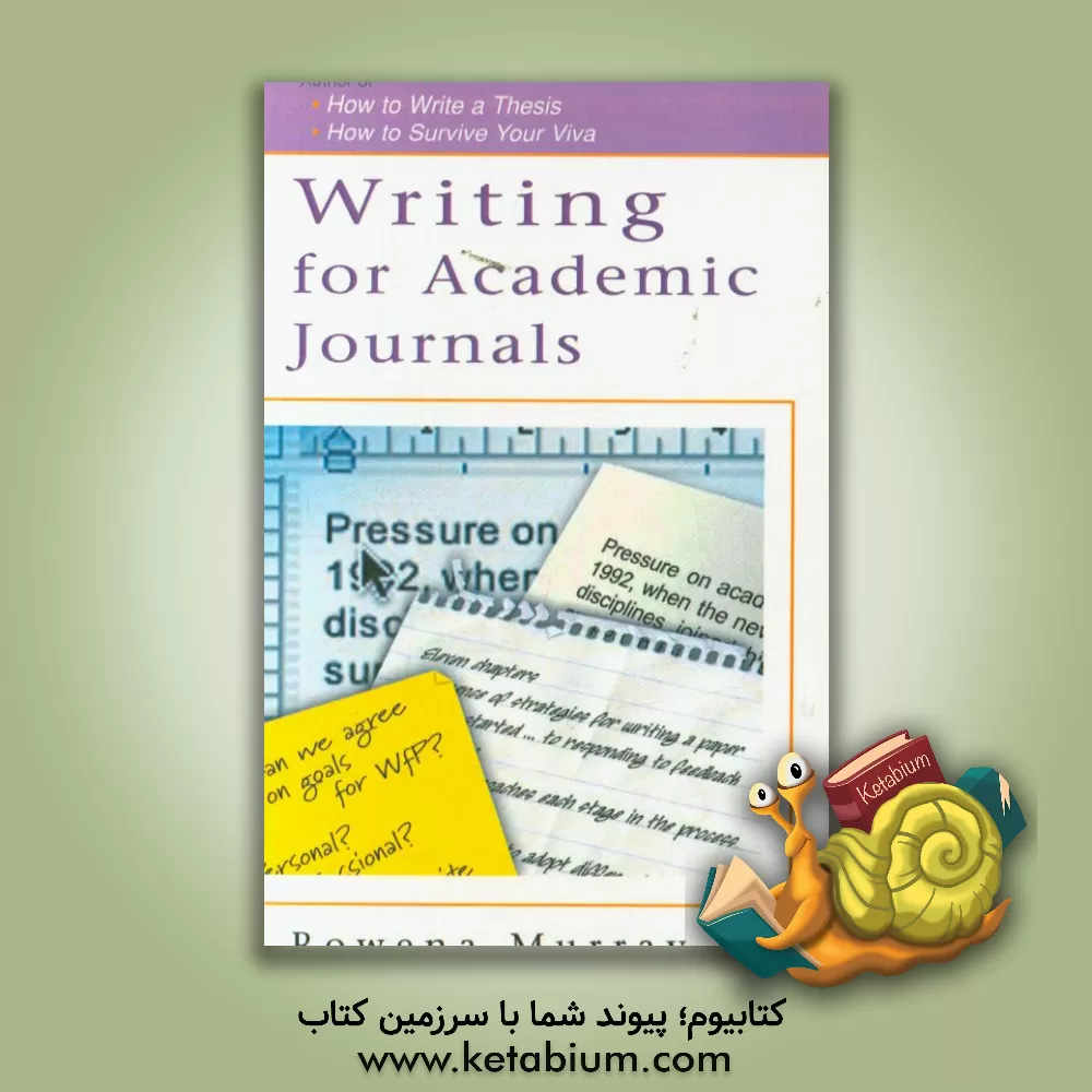 کتاب Writing for academic journals اثر Rowena Murray