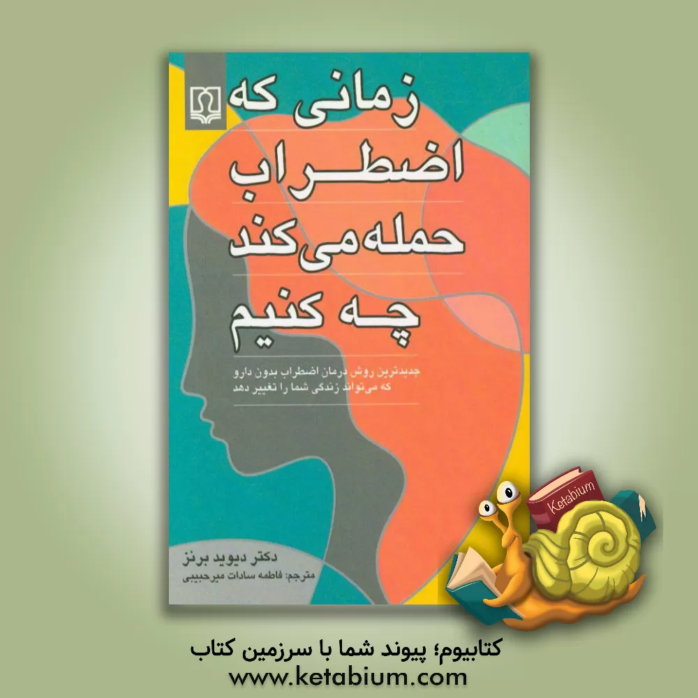 کتاب زمانیکه اضطراب حمله می کند چه کنیم اثر دیوید دی. برنز