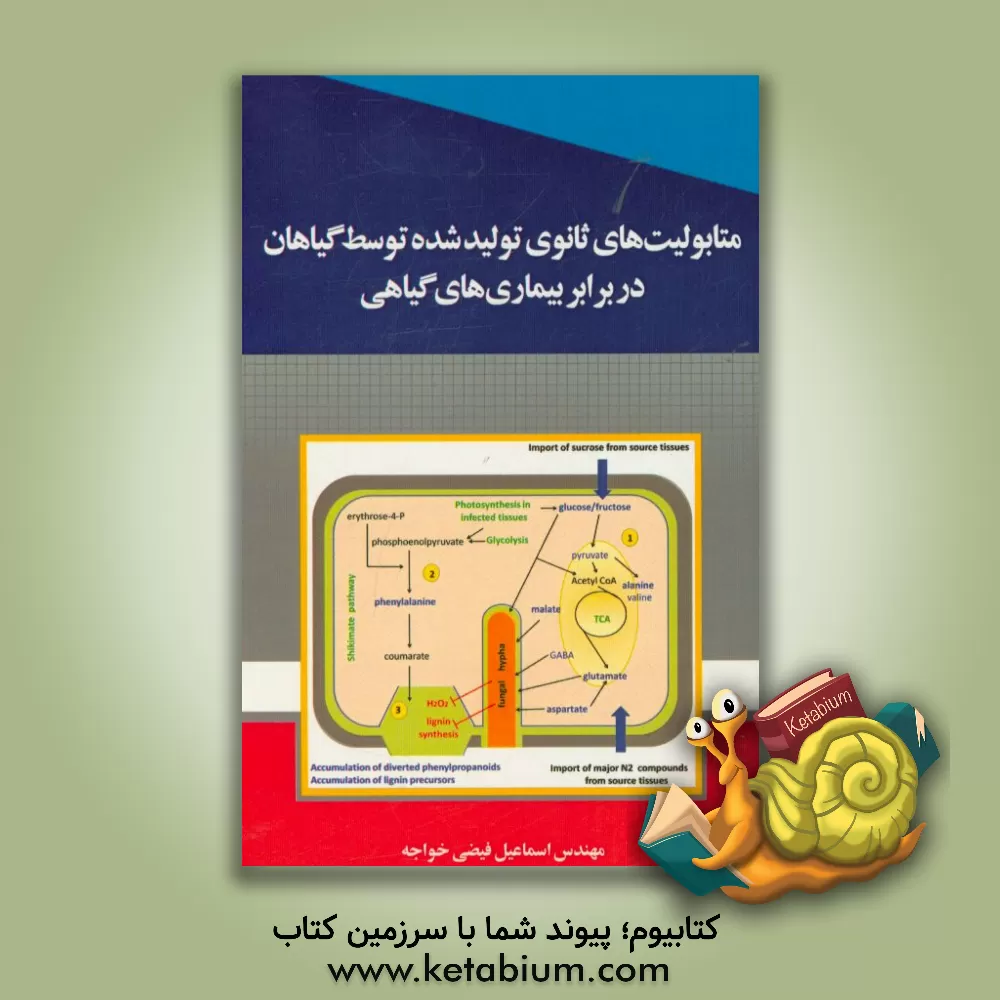 کتاب متابولیت های ثانوی تولید شده توسط گیاهان در برابر بیماری های گیاهی |اثر اسماعیل فیضی خواجه