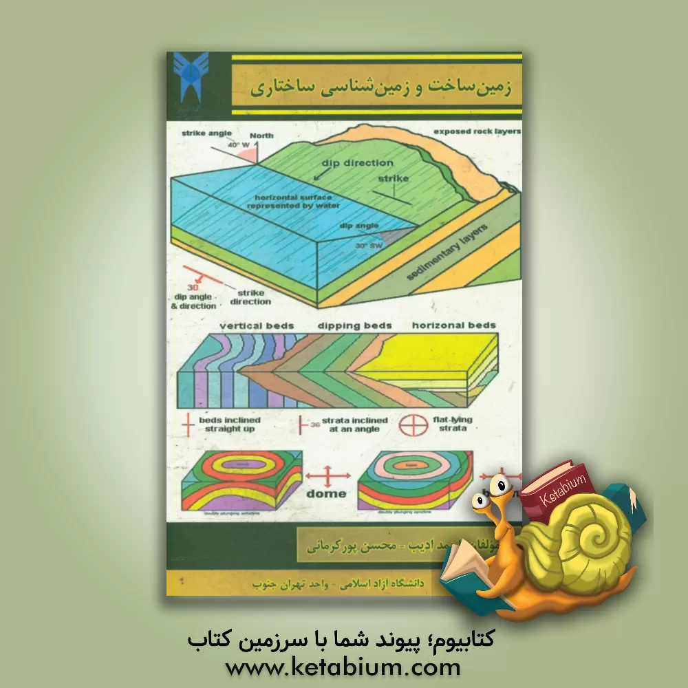 کتاب زمین ساخت و زمین شناسی ساختاری اثر محسن پورکرمانی