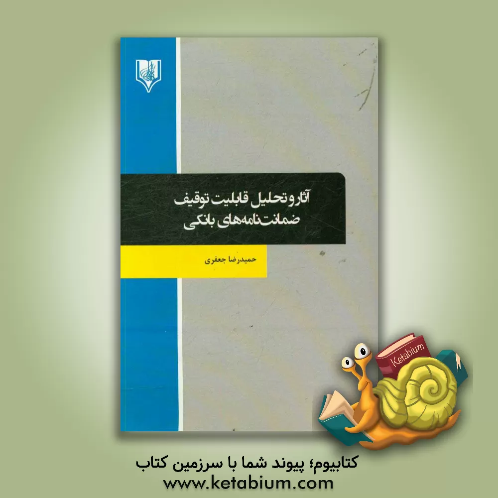 کتاب آثار و تحلیل قابلیت توقیف ضمانت نامه های بانکی اثر حمیدرضا جعفری