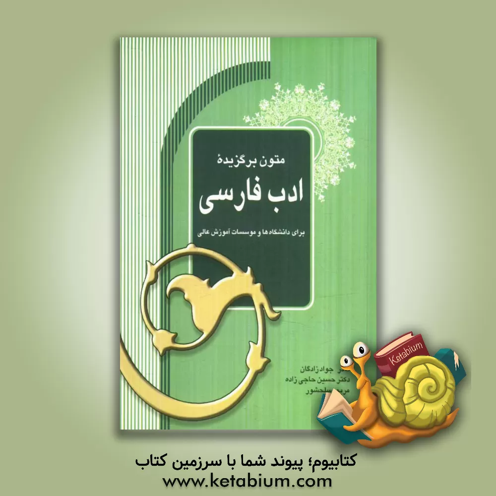 کتاب متون برگزیده  ادب فارسی اثر مریم سلحشور