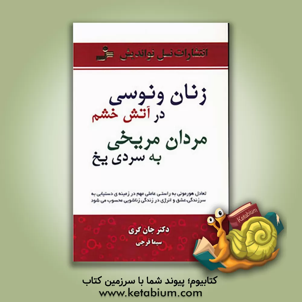 کتاب زنان ونوسی در آتش خشم، مردان مریخی به سردی یخ اثر جان گری