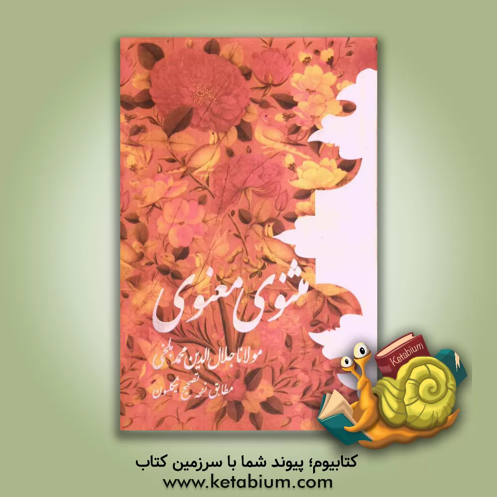 کتاب مثنوی معنوی: مطابق با نسخه تصحیح نیکلسون اثر جلال‌الدین‌محمدبن‌محمد مولوی