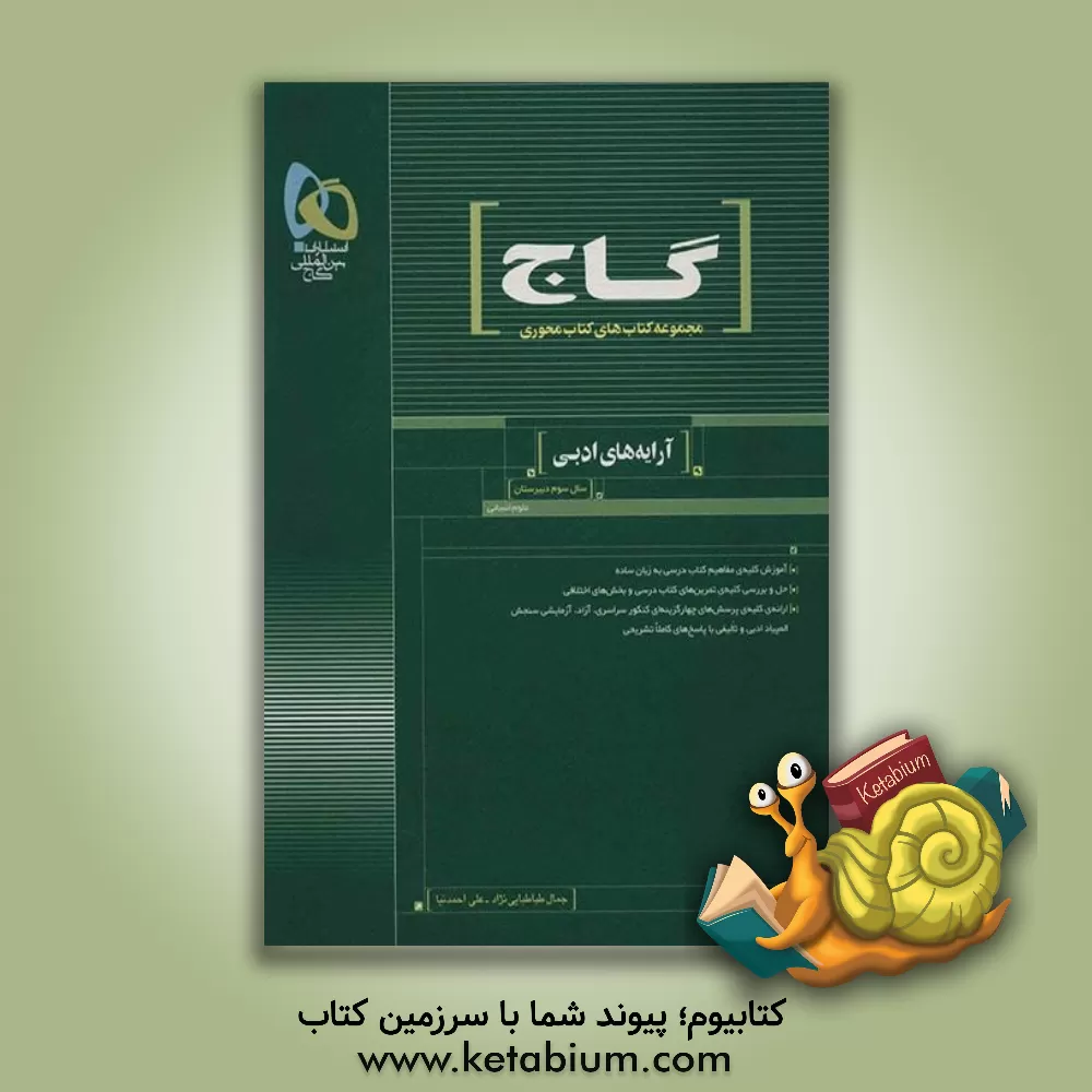 کتاب آرایه های ادبی سال سوم دبیرستان رشته ی علوم انسانی اثر علی احمدنیا