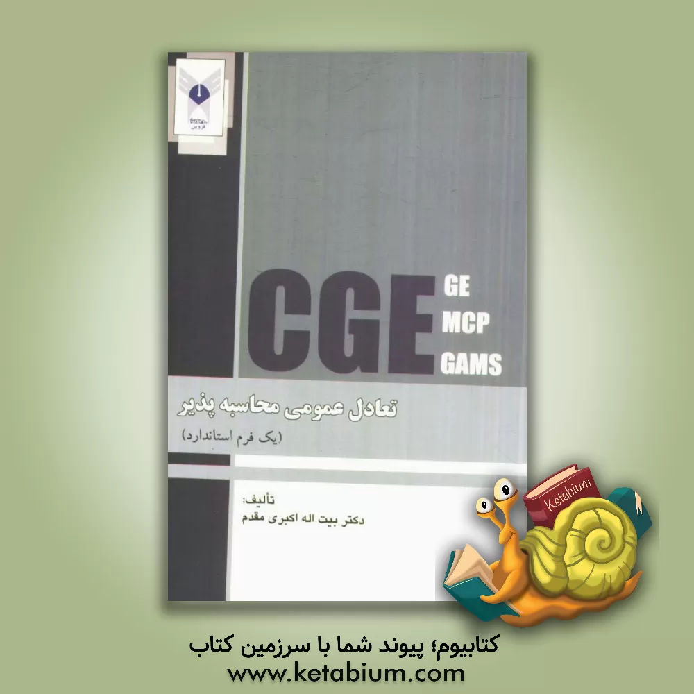 کتاب تعادل عمومی محاسبه پذیر اثر بیت‌الله اکبری‌مقدم