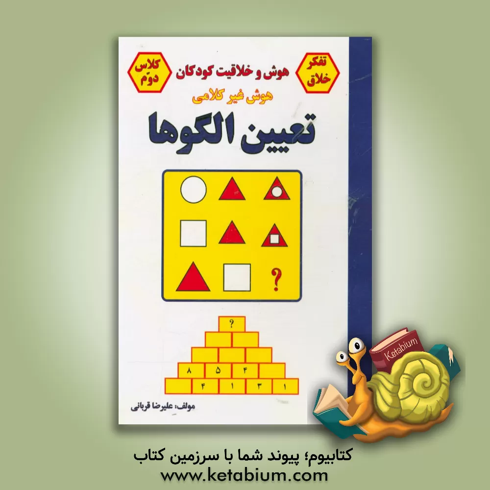 کتاب تعیین الگوها: هوش غیر کلامی کلاس دوم اثر علیرضا قربانی