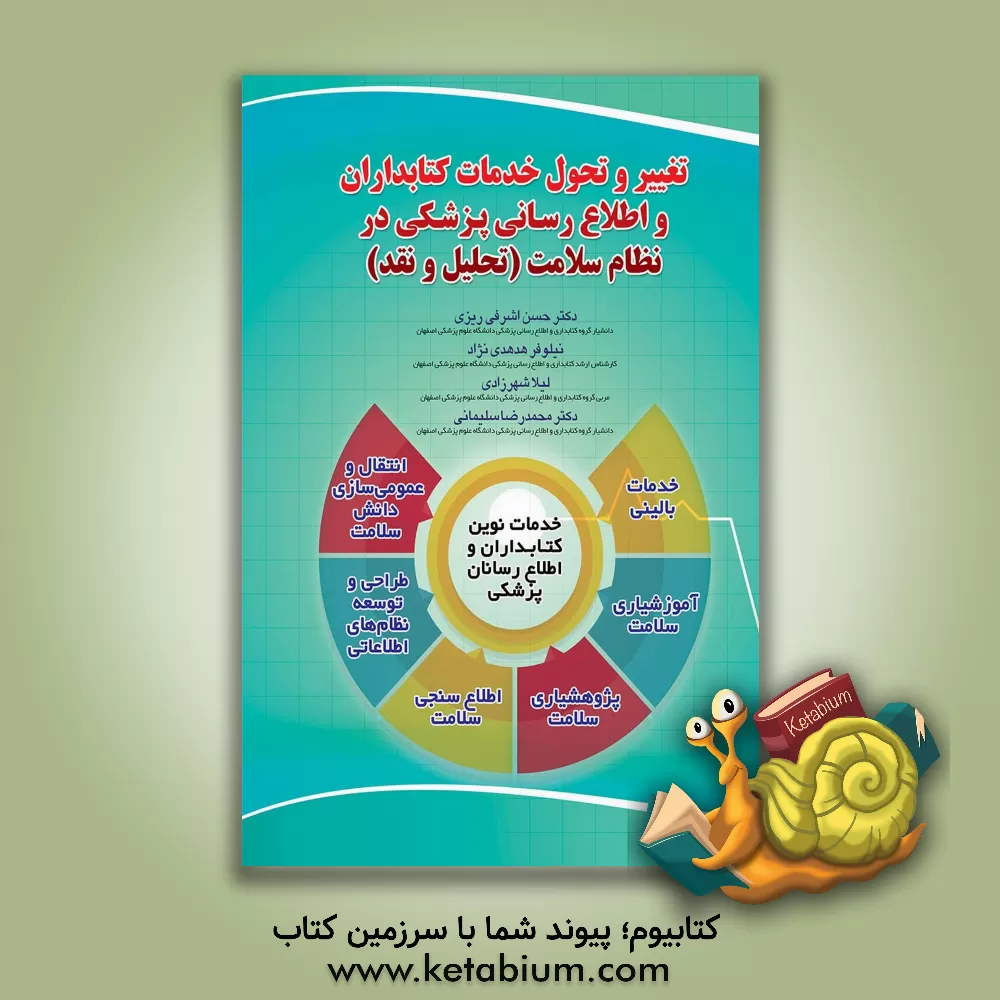 کتاب تغییر و تحول خدمات کتابداران و اطلاع رسانان پزشکی در نظام سلامت (تحلیل و نقد) |اثر محمدرضا سلیمانی