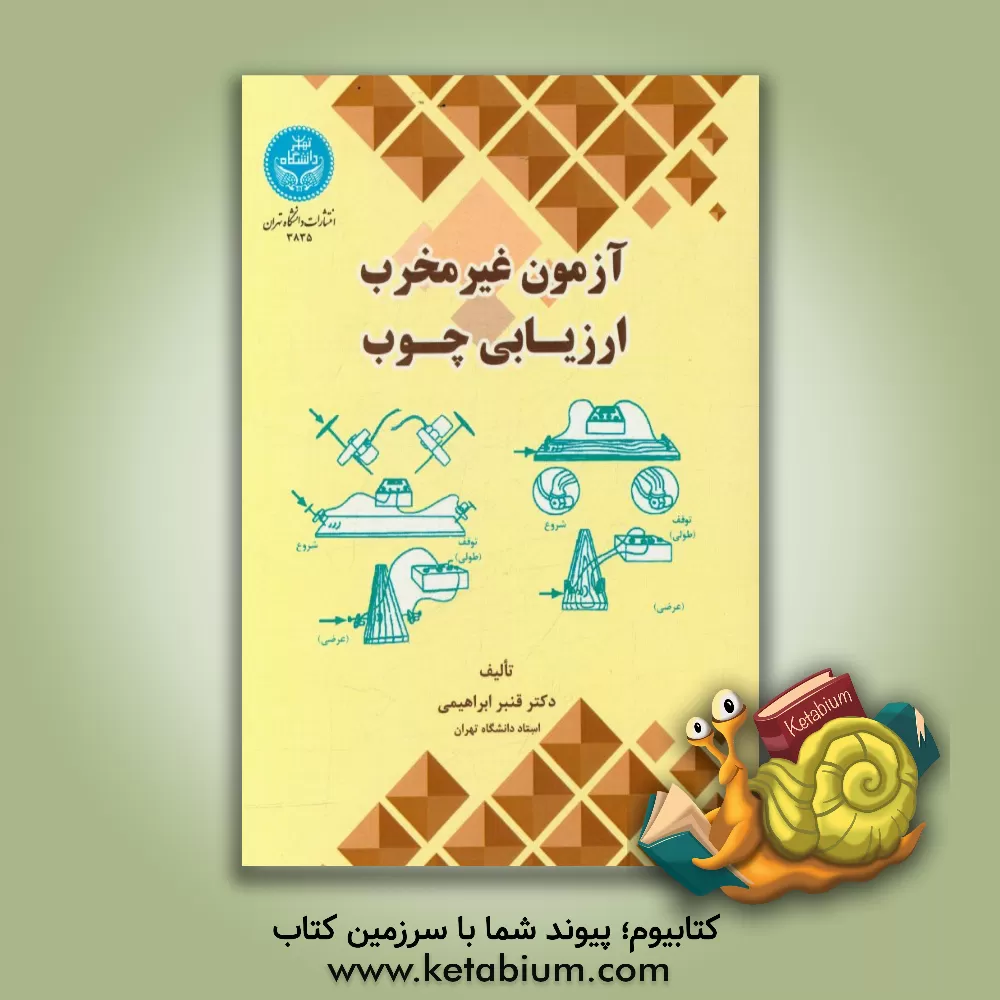 کتاب آزمون غیرمخرب ارزیابی چوب اثر قنبر ابراهیمی