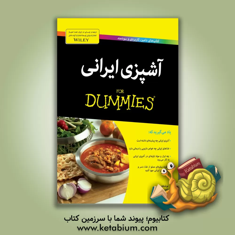 کتاب آشپزی ایرانی for dummies اثر رضا باباخانلو