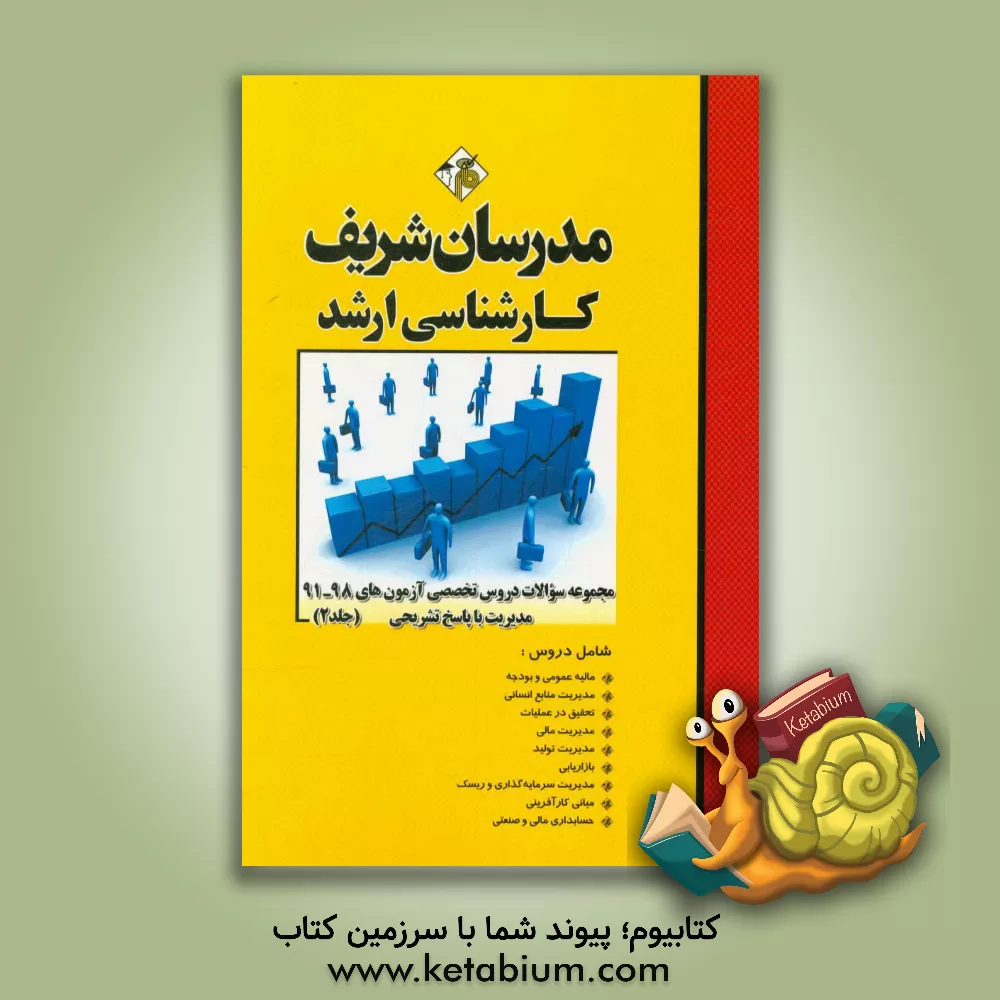 کتاب مجموعه سوالات دروس تخصصی آزمون های 98 - 91 مدیریت با پاسخ تشریحی کارشناسی ارشد (مجموعه 2) اثر علی‌اکبر افقهی‌فریمانی