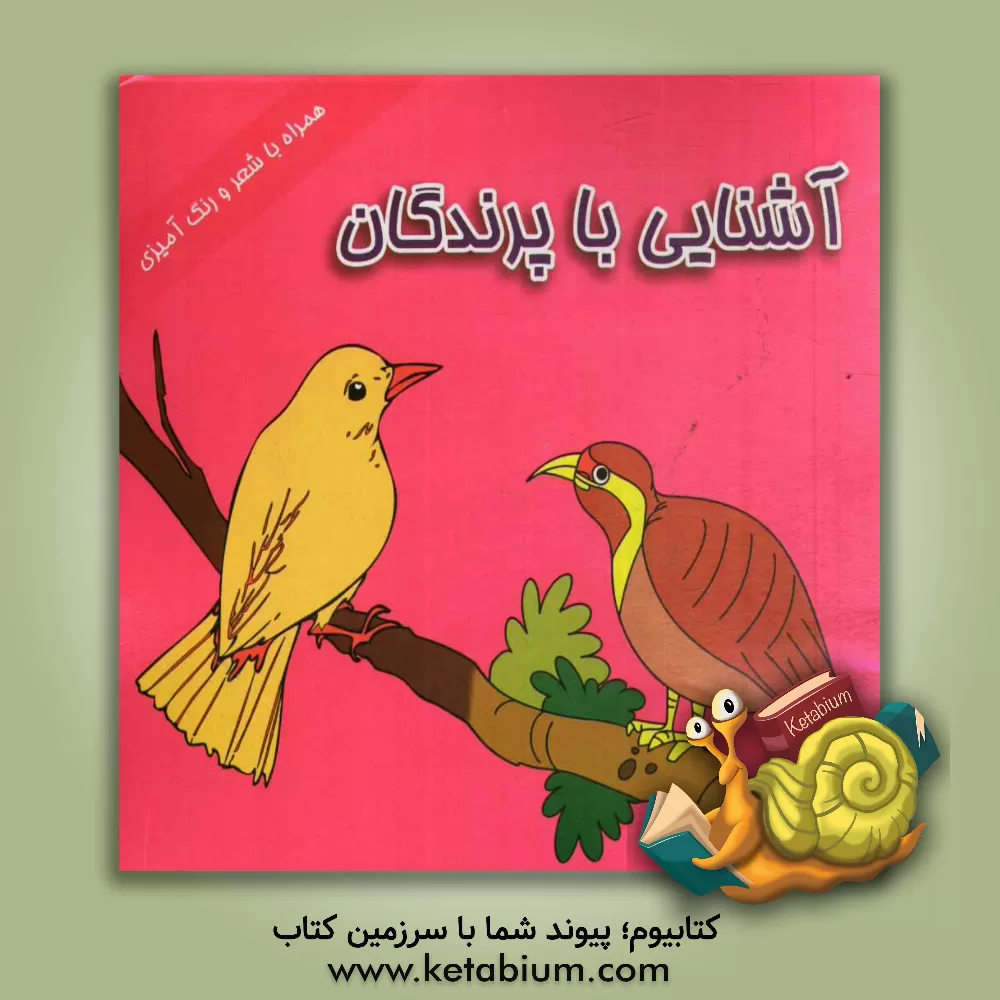 کتاب آشنایی با پرندگان (همراه با شعر و رنگ آمیزی) اثر محمدرضا نعمتی