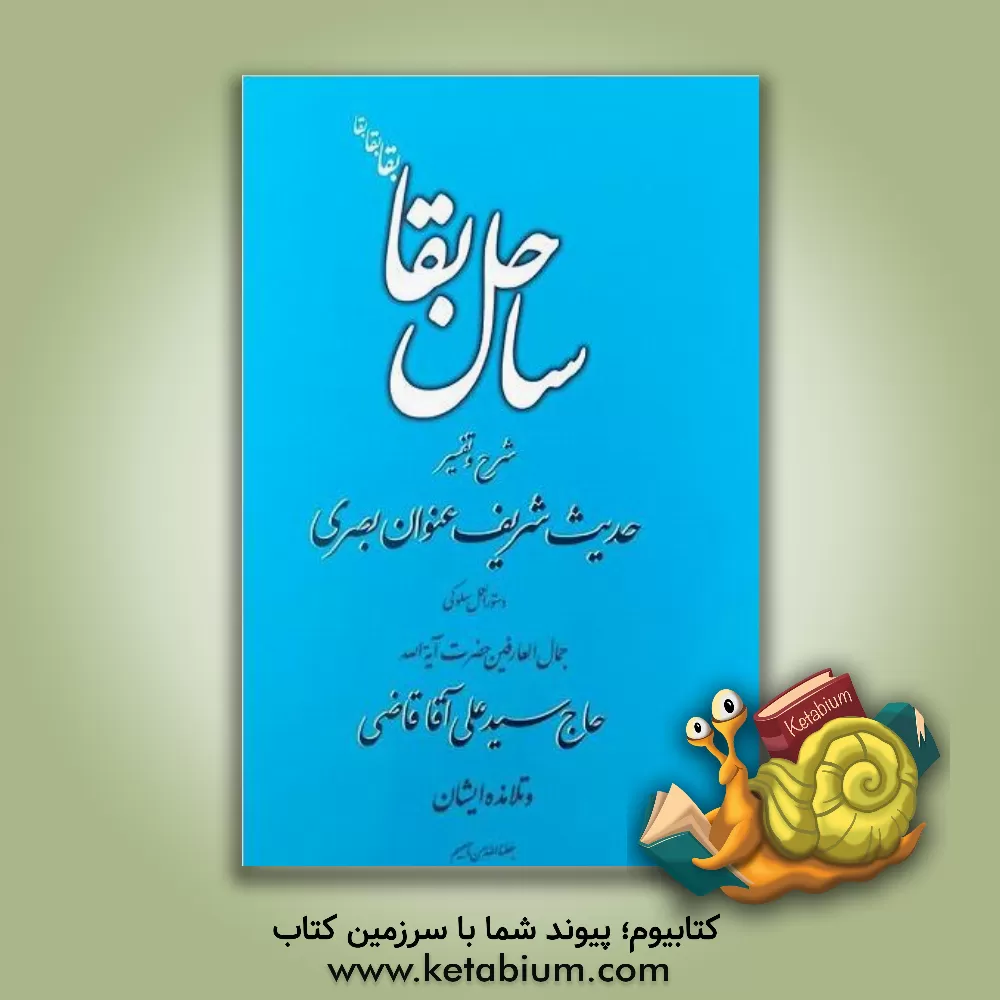 کتاب ساحل بقا: شرح و تفسیر حدیث شریف عنوان بصری |اثر جعفر صالحان