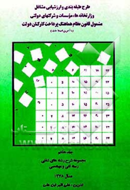 کتاب مجموعه شرح رشته های شغلی رسته فنی و مهندسی اثر علی‌اکبر ابن‌علی