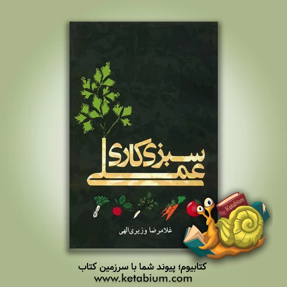 کتاب سبزیکاری عملی: با تجدیدنظر کامل و افزودن 30 سبزی دیگر اثر غلامرضا وزیری‌الهی
