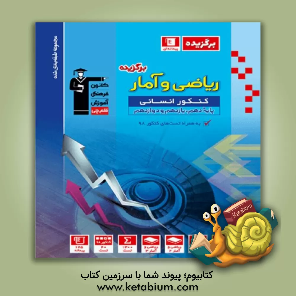 کتاب مجموعه طبقه بندی شده ریاضی و آمار برگزیده کنکور انسانی (پایه دهم و یازدهم و دوازدهم) اثر هیات مولفان کانون فرهنگی آموزش