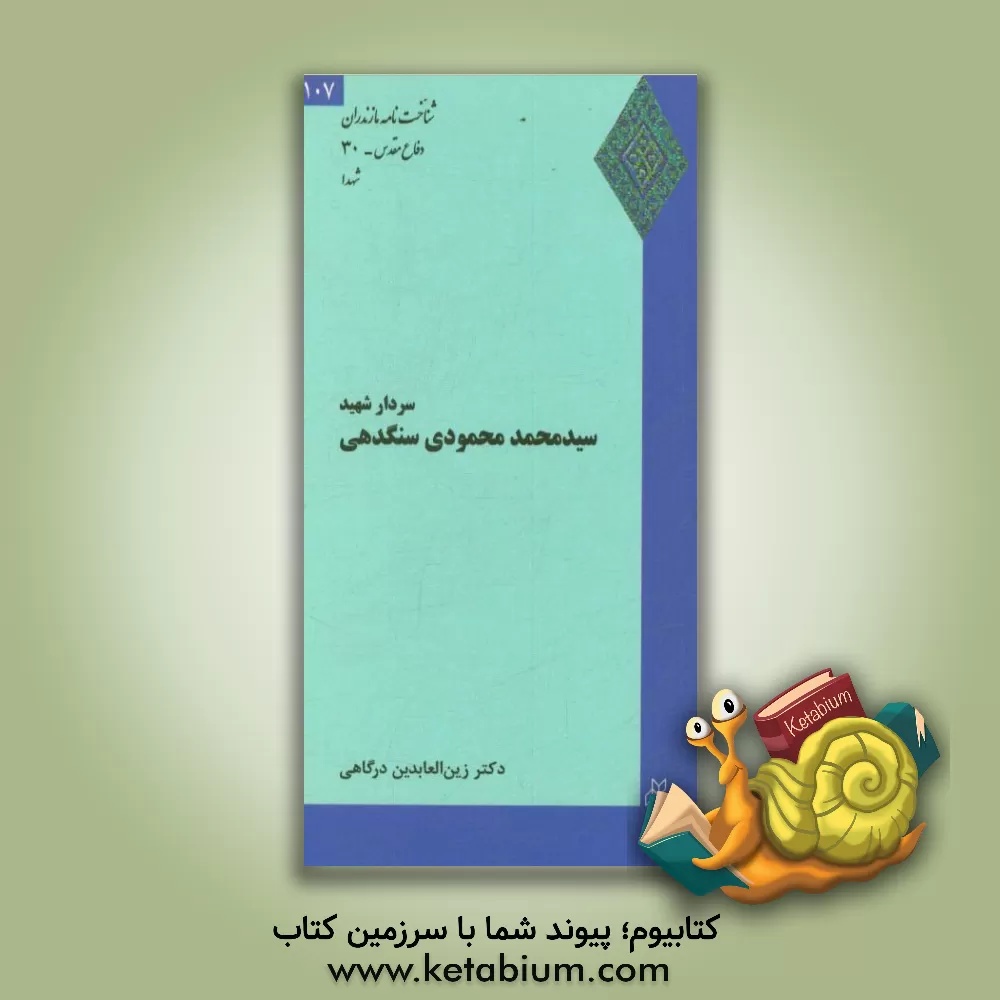 کتاب سردار شهید سیدمحمد محمودی سنگدهی اثر زین‌العابدین درگاهی