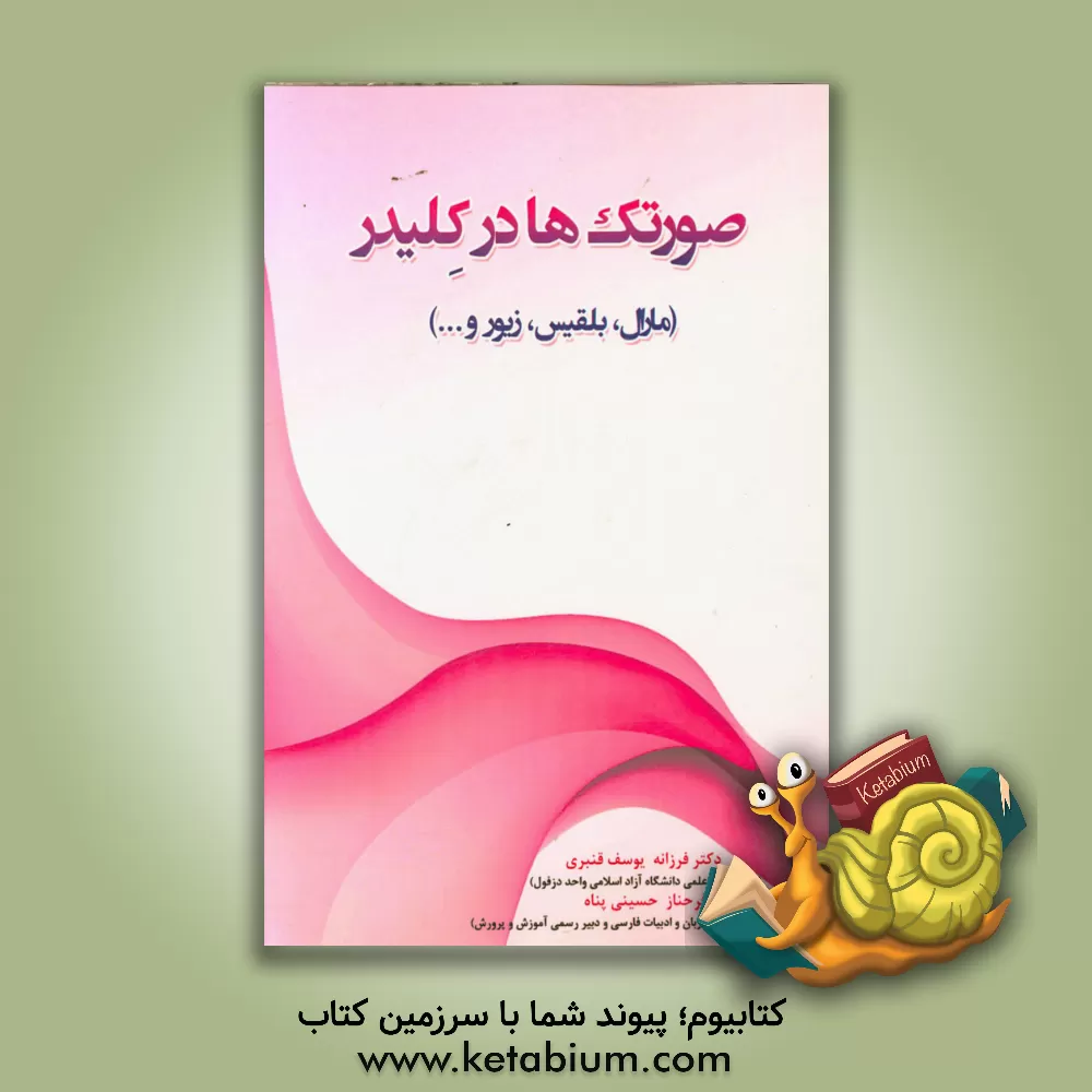 کتاب صورتک ها در کلیدر (مارال، بلقیس، زیور و ...) اثر فرزانه یوسف‌قنبری