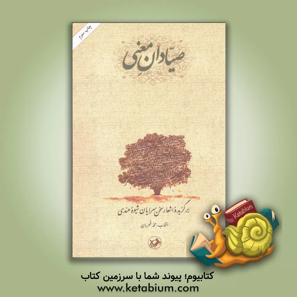 کتاب صیادان معنی: برگزیده اشعار سخن سرایان شیوه هندی اثر محمد قهرمان