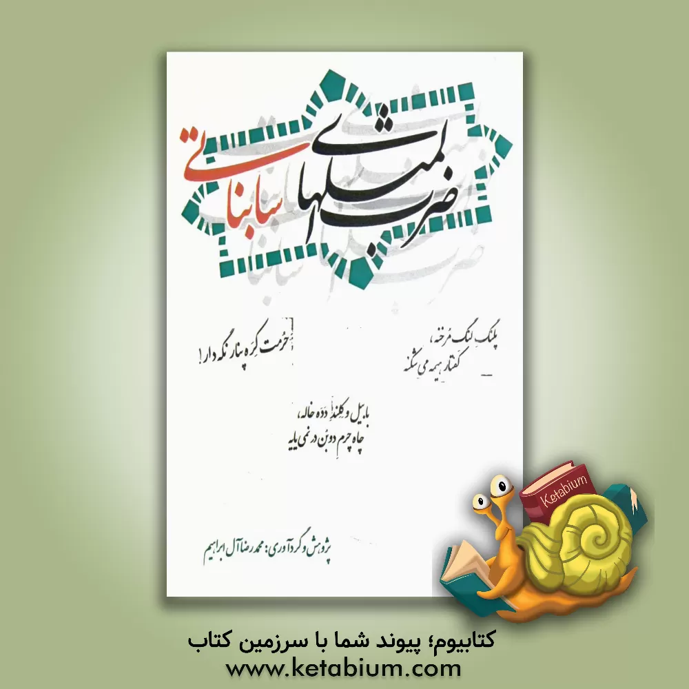 کتاب ضرب المثل های سابناتی اثر محمدرضا آل‌ابراهیم