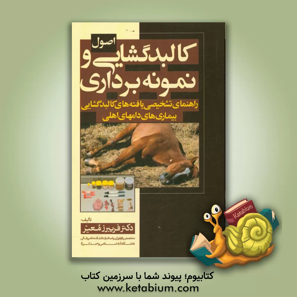 کتاب اصول کالبدگشایی و نمونه برداری و راهنمای تشخیصی یافته های کالبدگشایی بیماری های دام های اهلی اثر فریبرز معبر