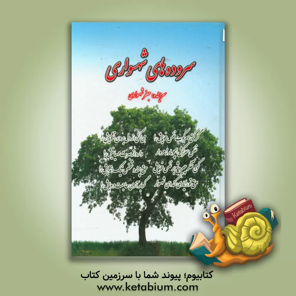 کتاب سروده های شهسواری اثر جعفر شهسواری