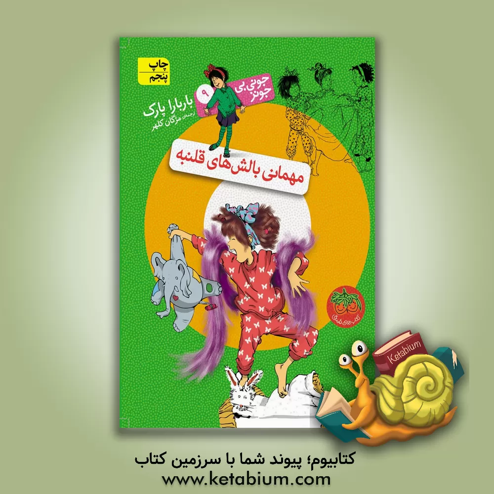 کتاب مهمانی بالش های قلنبه اثر باربارا پارک