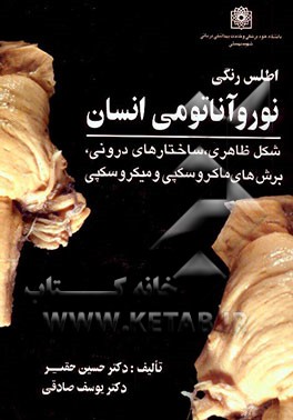 کتاب اطلس رنگی نوروآناتومی انسان: شکل ظاهری، ساختارهای درونی، برش های ماکروسکوپی و میکروسکوپی اثر یوسف صادقی