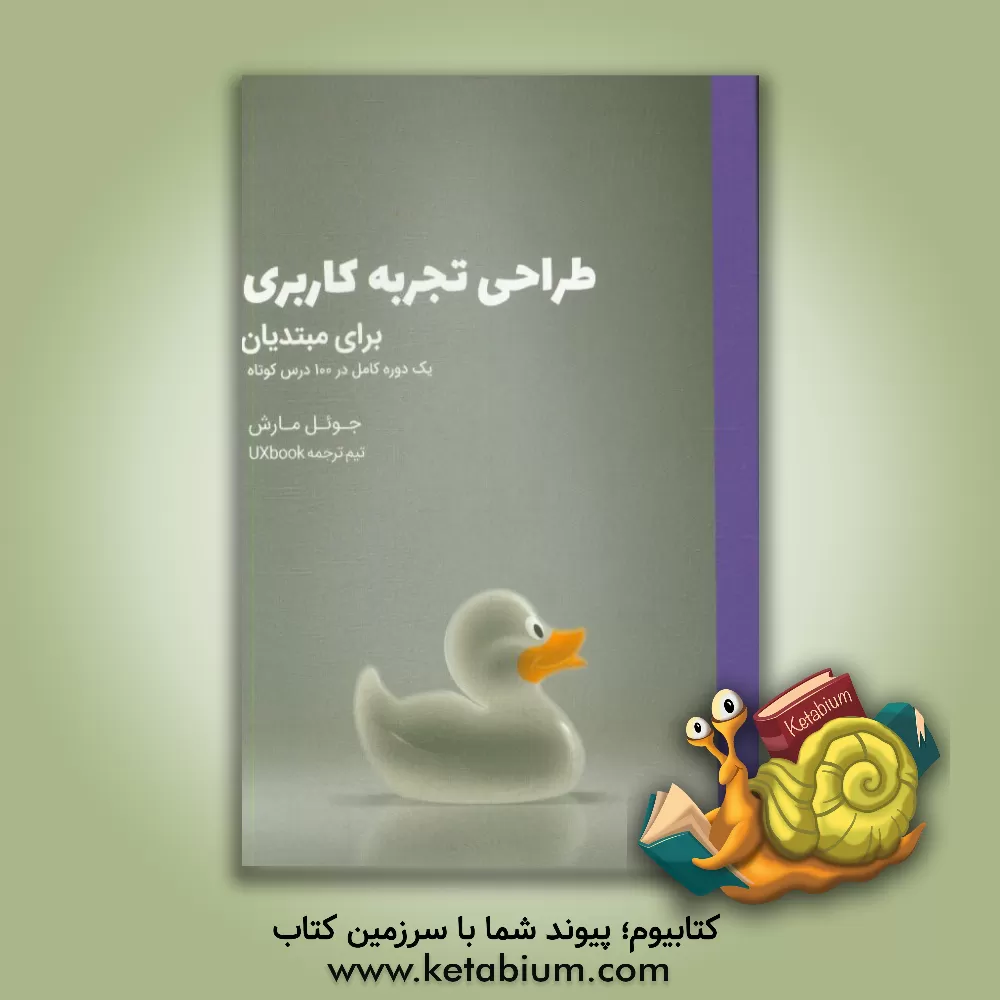 کتاب طراحی تجربه برای مبتدیان:  یک دوره کامل در 100 درس کوتاه اثر جوئل مارش