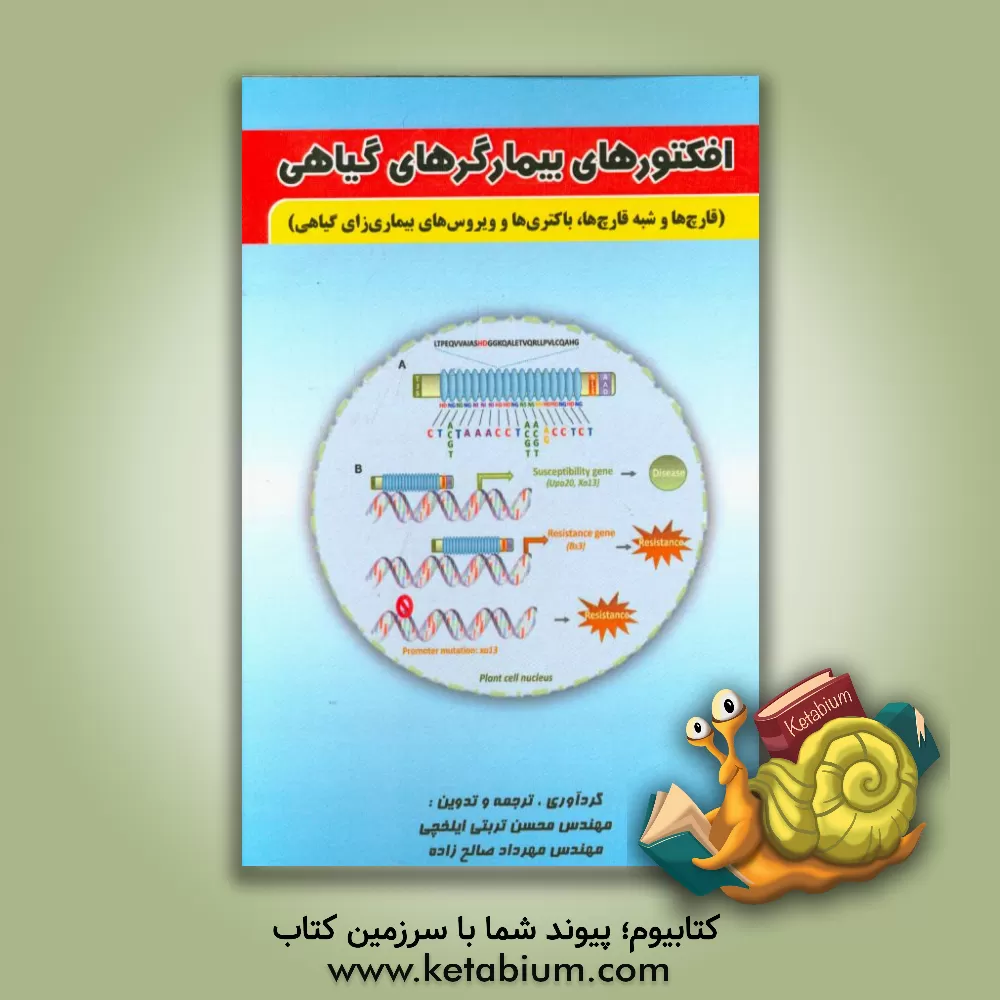 کتاب افکتورهای بیمارگرهای گیاهی (قارچ ها و شبه قارچ ها، باکتری ها و ویروس های بیماری زای گیاهی) اثر محسن تربتی‌ایلخچی