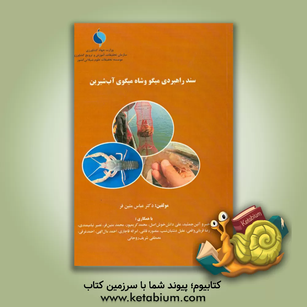 کتاب سند راهبردی میگو و شاه میگوی آب شیرین اثر نصیر نیامیمندی