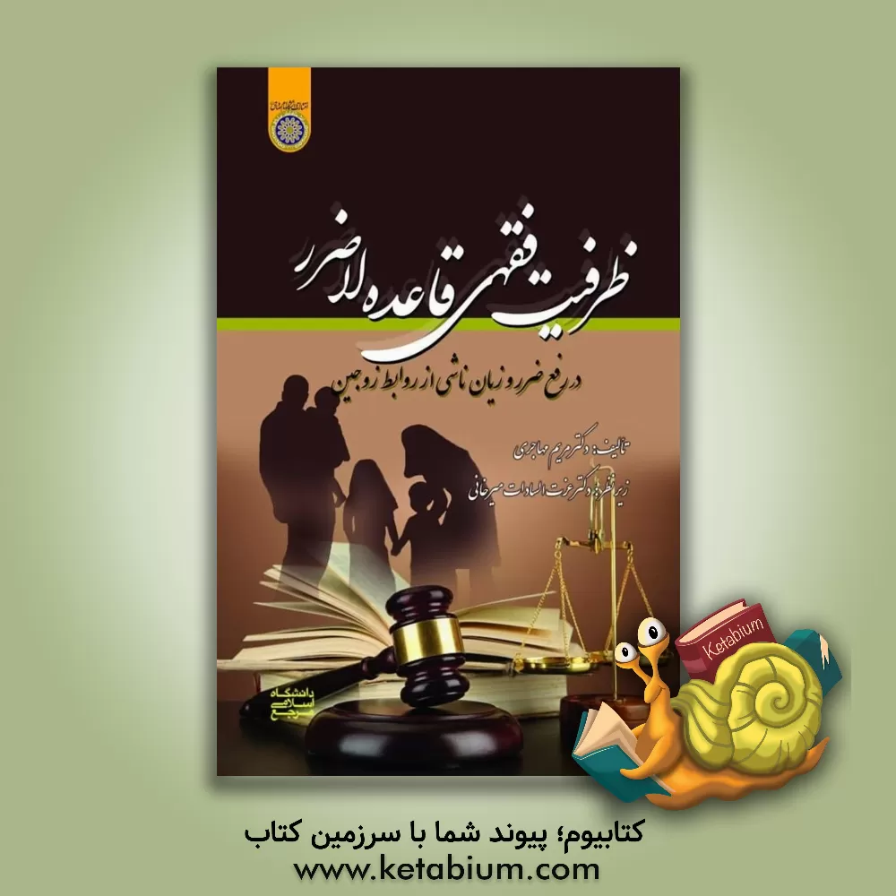 کتاب ظرفیت فقهی قاعده لاضرر در رفع ضرر و زیان ناشی از روابط زوجین اثر مریم مهاجری