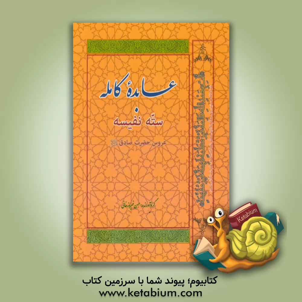 کتاب عابده کامله سته نفیسه عروس حضرت صادق (ع) اثر حسن فیروزخانی