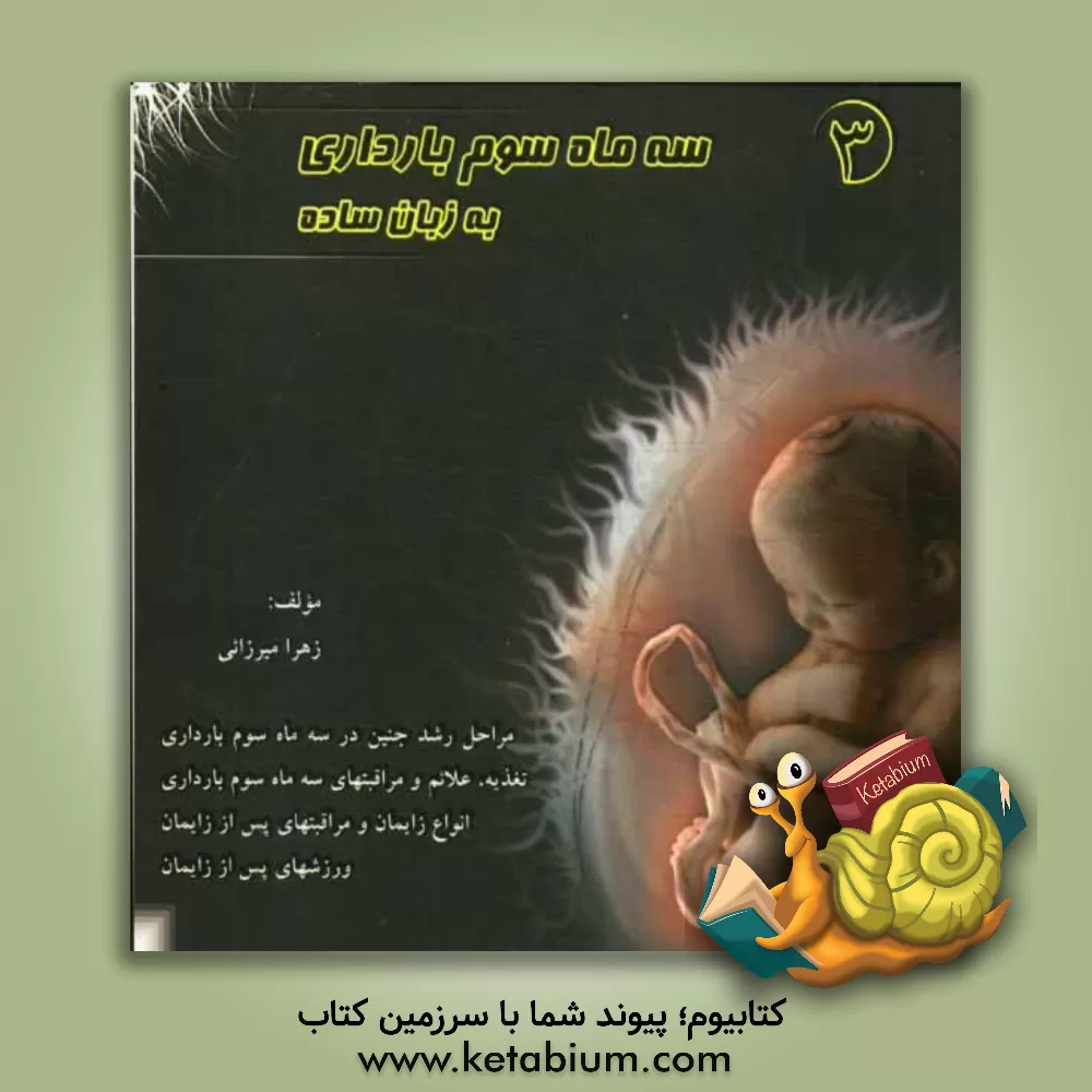 کتاب سه ماه سوم بارداری به زبان ساده اثر زهرا میرزائی
