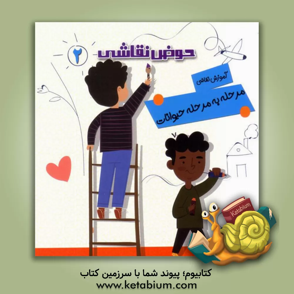 کتاب آموزش نقاشی مرحله به مرحله حیوانات اثر صادق مطهری