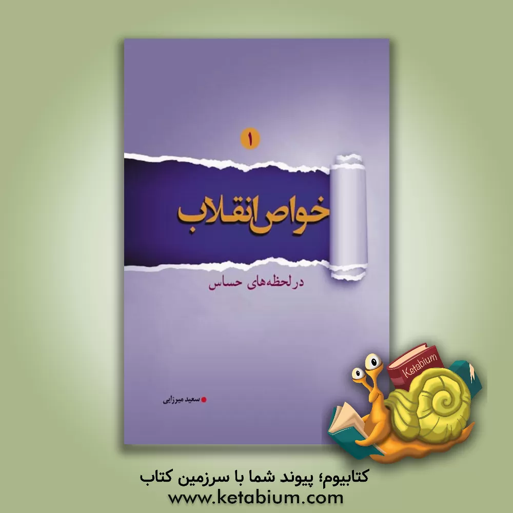 کتاب خواص انقلاب در لحظه های حساس 1 اثر سعید میرزایی