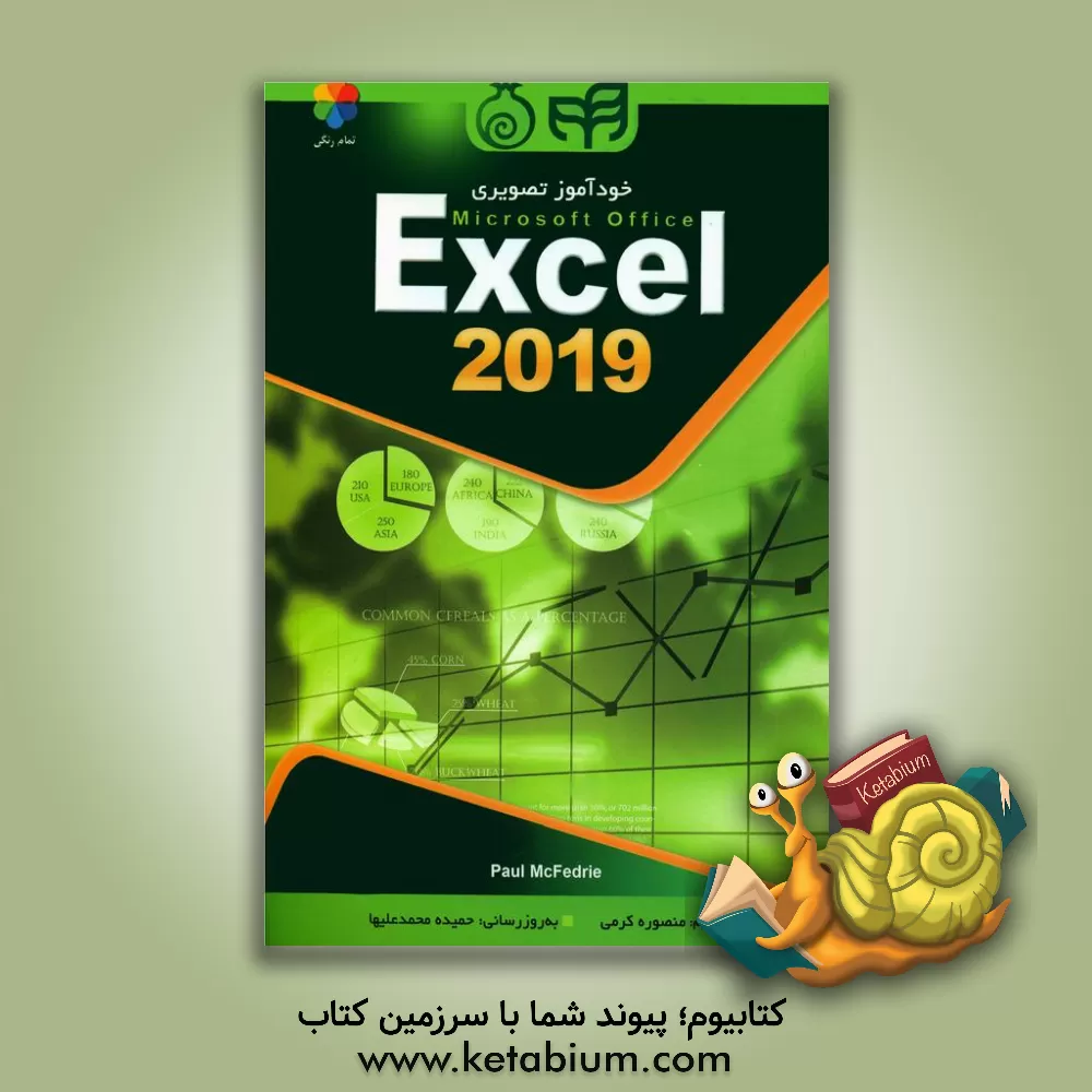 کتاب خودآموز تصویری Microsoft office excell 2019 اثر منصوره کرمی